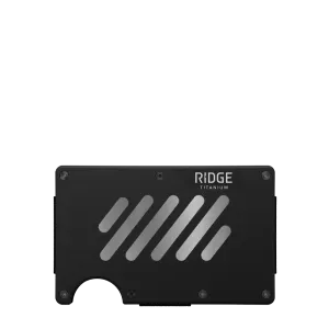Ridge Wallet Titanium w/ Money Clip