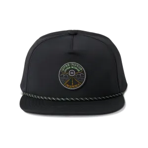 ROARK Hybro Strapback Hat - BLACK/OPEN ROADS