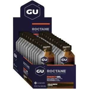 Roctane Energy Gel: Cold Brew Coffee, Box of 24