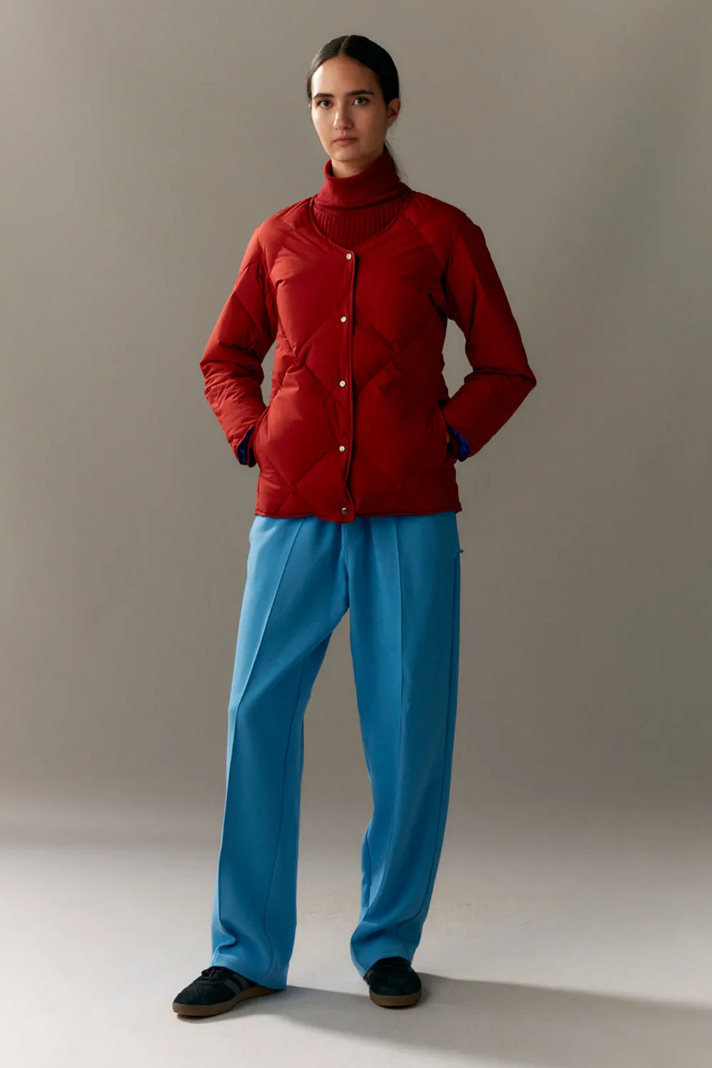 ROOMY LONG TUBE INNER RE DOWN AW23 black