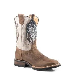 Roper Leather Flag Boots