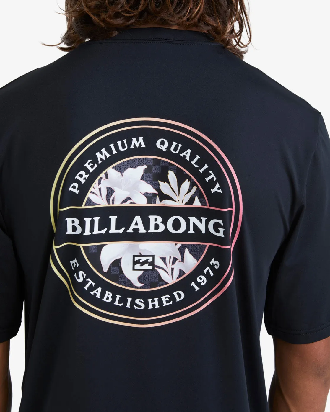 Rotor Loose Fit Short Sleeve Surf Tee - Black