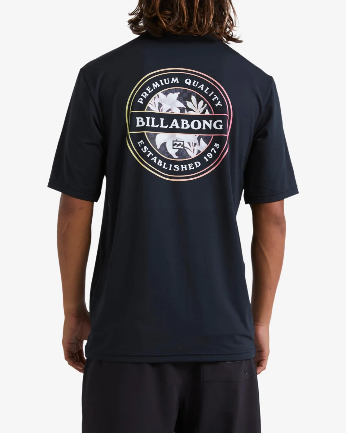 Rotor Loose Fit Short Sleeve Surf Tee - Black