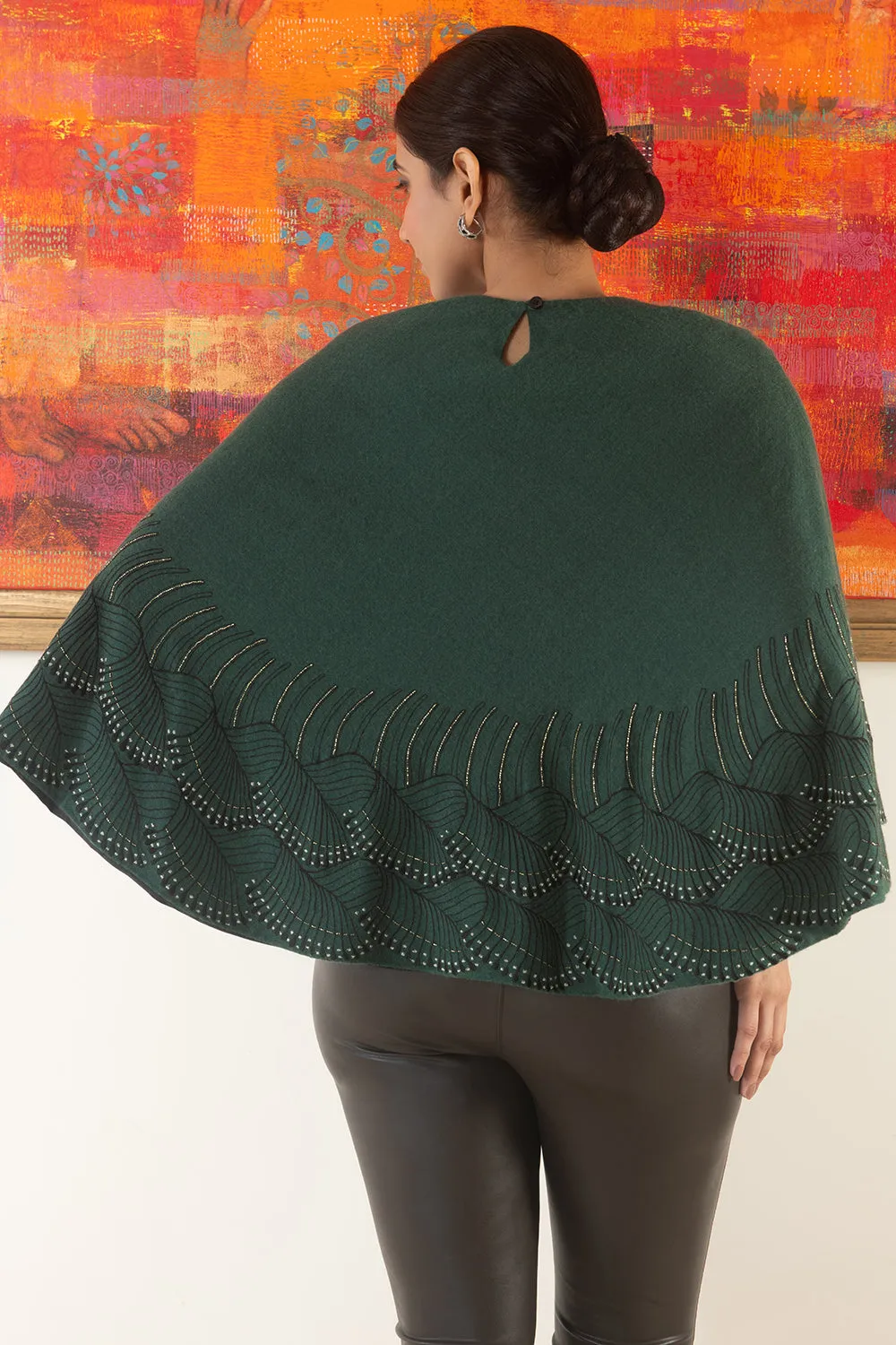 Royal Wave Poncho