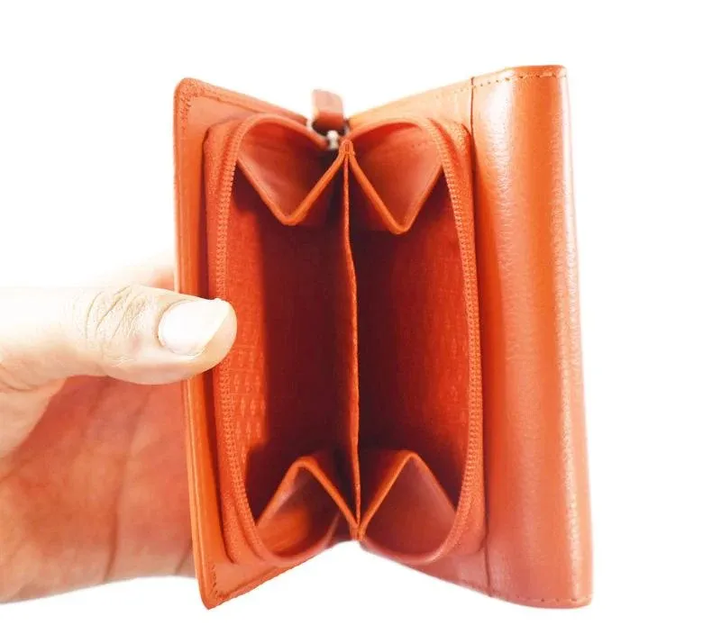 Rugged Hide - Ruby soft leather wallet