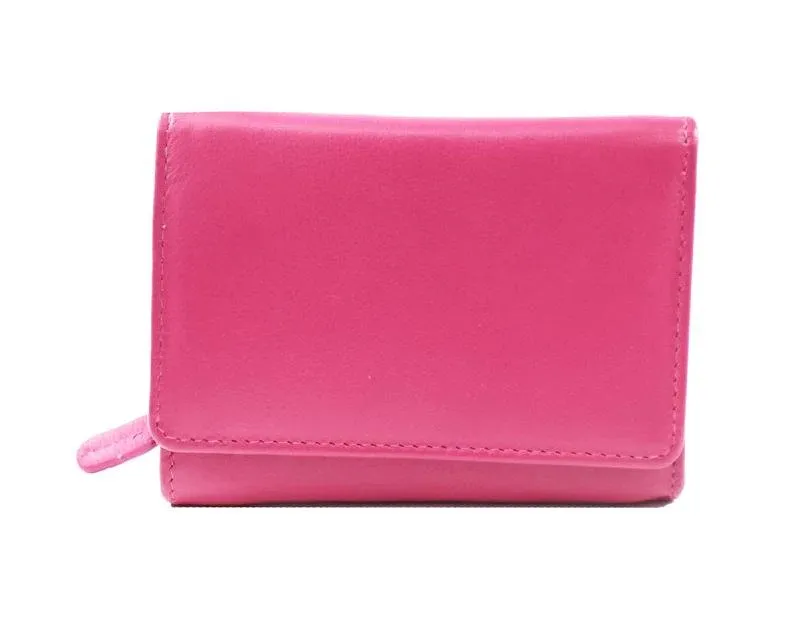 Rugged Hide - Ruby soft leather wallet