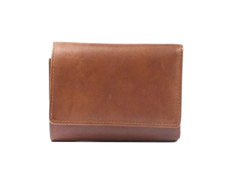 Rugged Hide - Ruby soft leather wallet