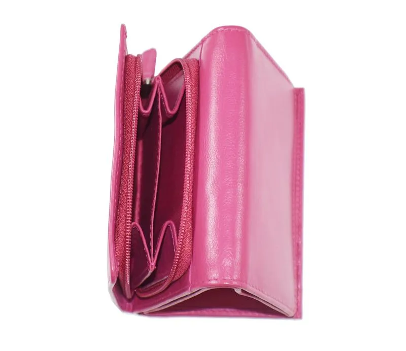 Rugged Hide - Ruby soft leather wallet