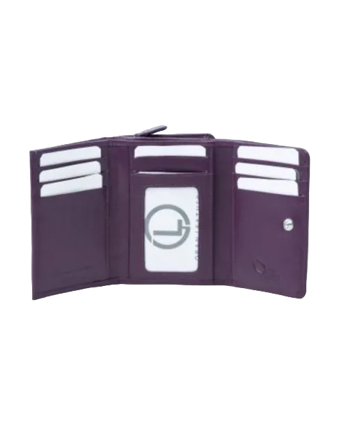 Rugged Hide - Ruby soft leather wallet