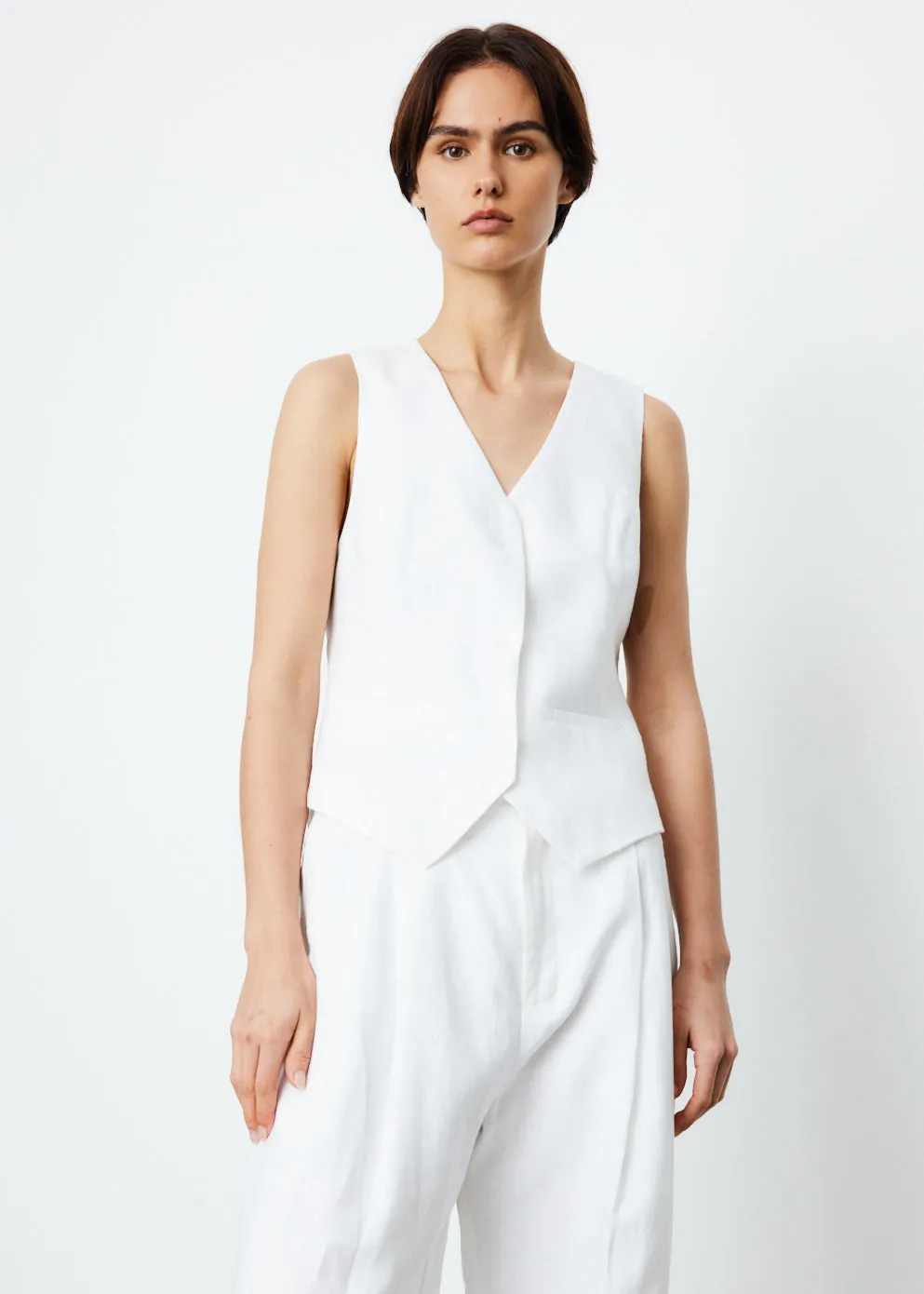 Sadie Linen Vest