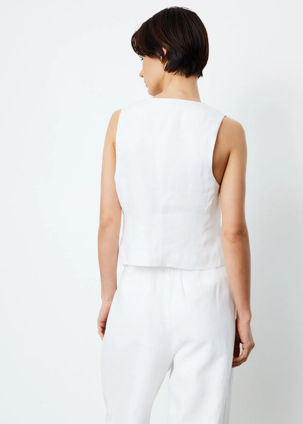 Sadie Linen Vest