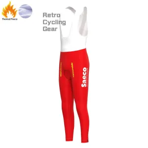Saeco Fleece Retro Cycling Pants