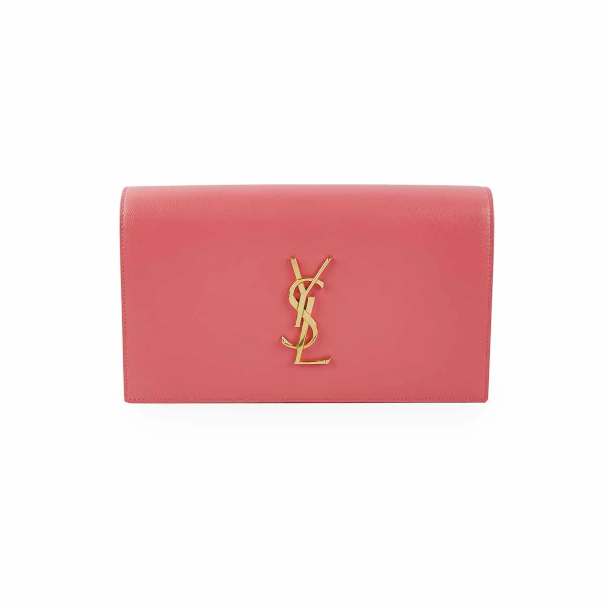 Saint Laurent Medium Kate Clutch Pink