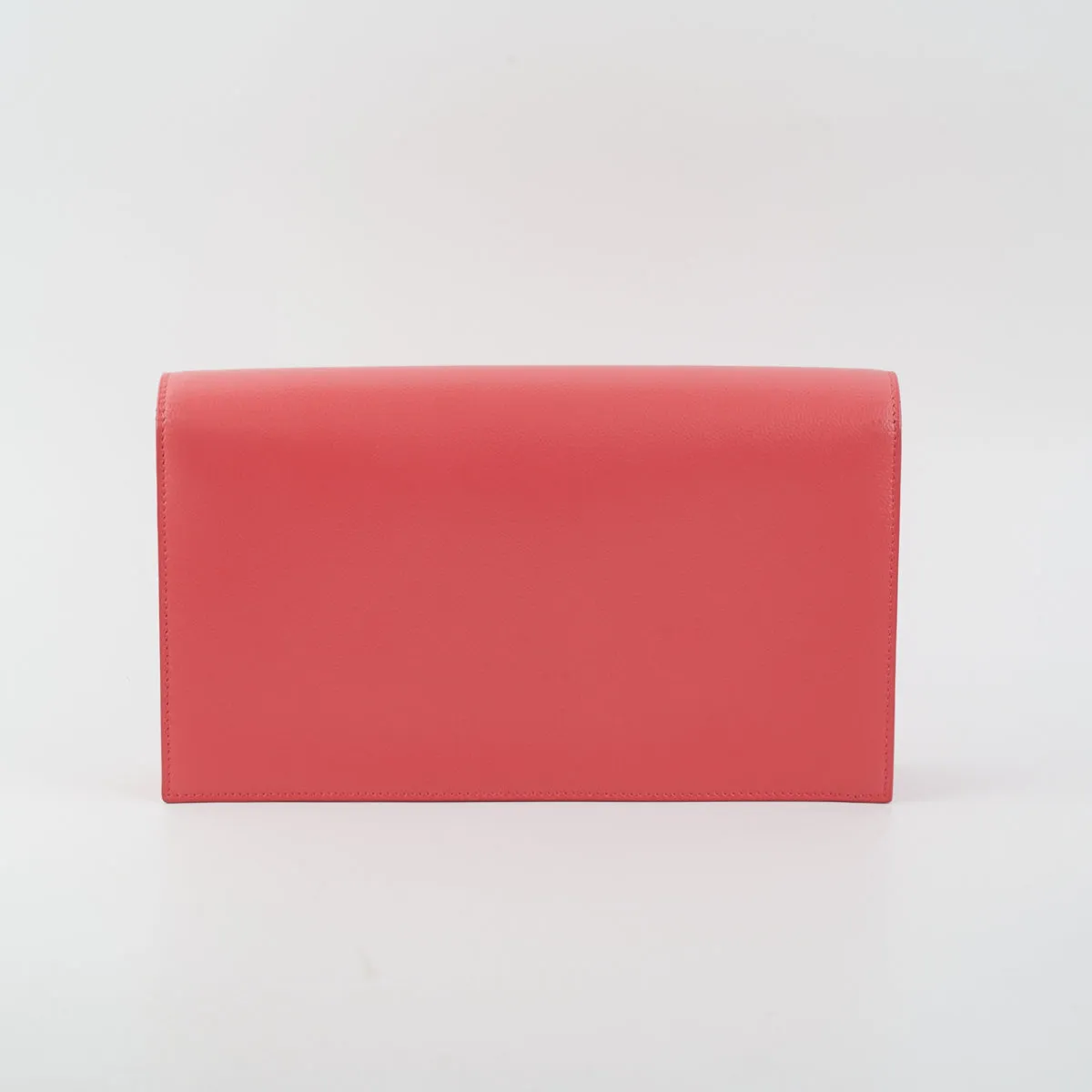 Saint Laurent Medium Kate Clutch Pink