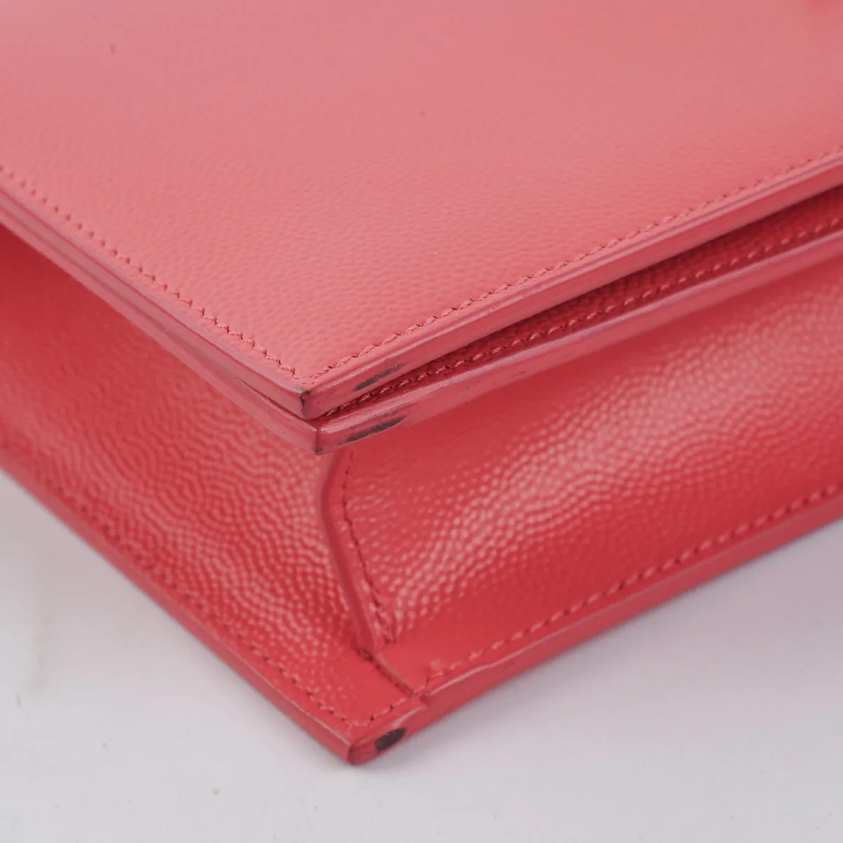 Saint Laurent Medium Kate Clutch Pink