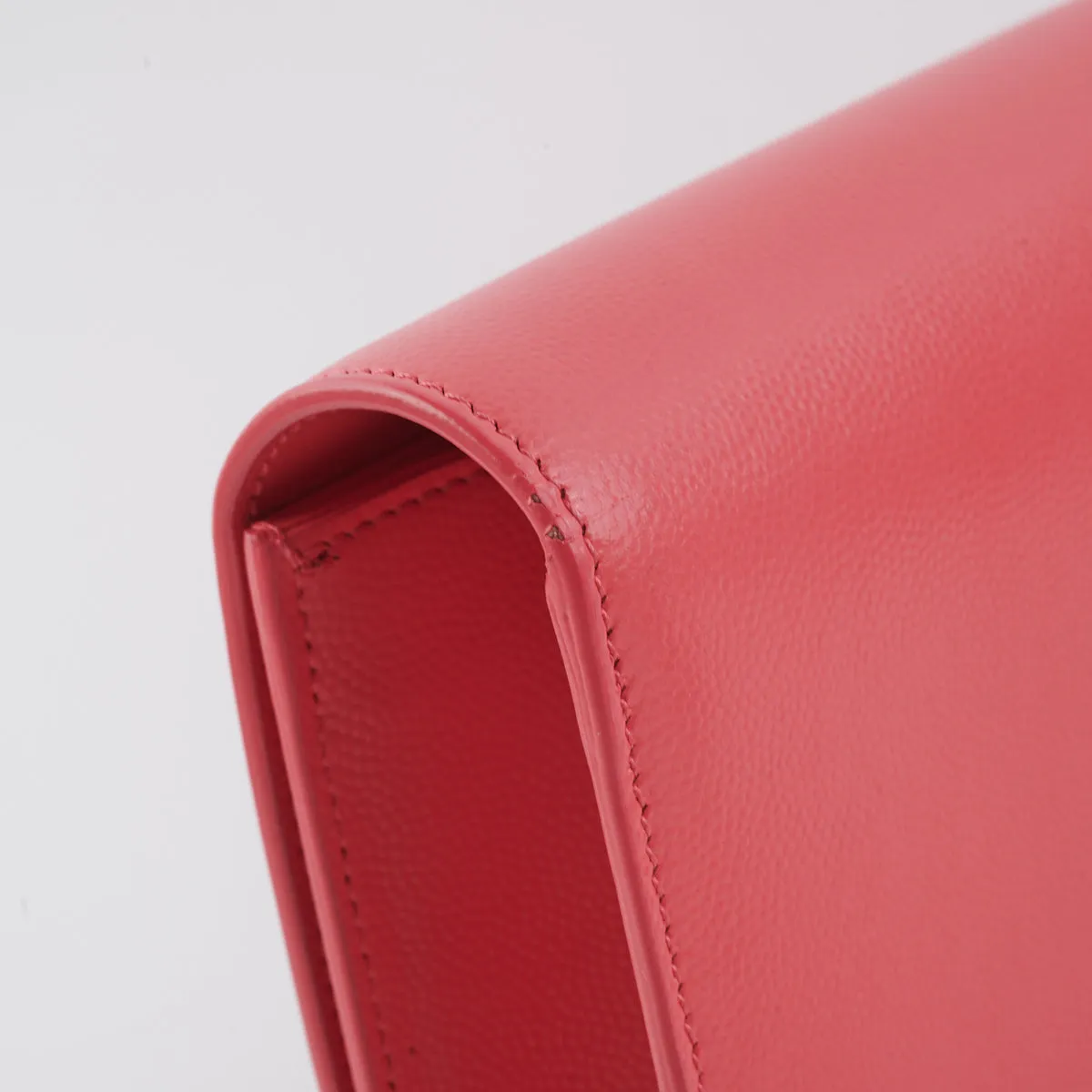 Saint Laurent Medium Kate Clutch Pink