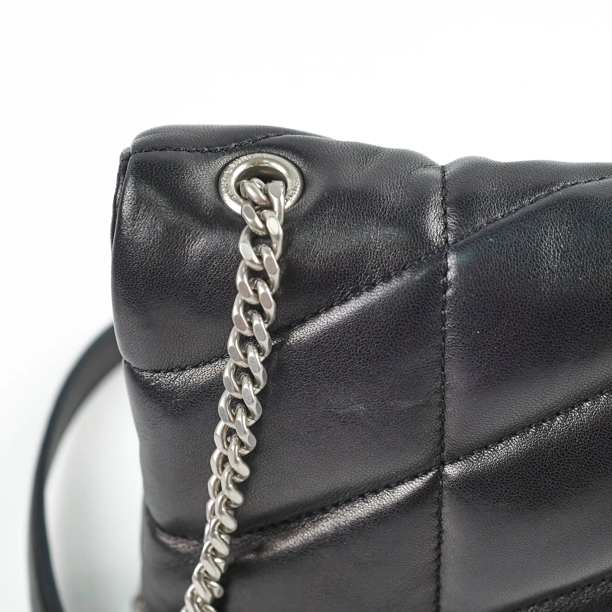 Saint Laurent Toy Puffer Bag Black