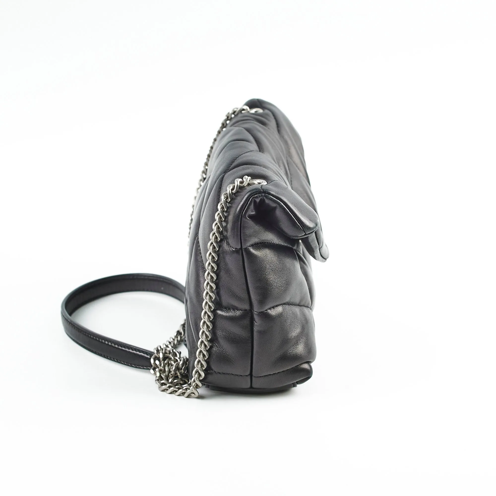Saint Laurent Toy Puffer Bag Black