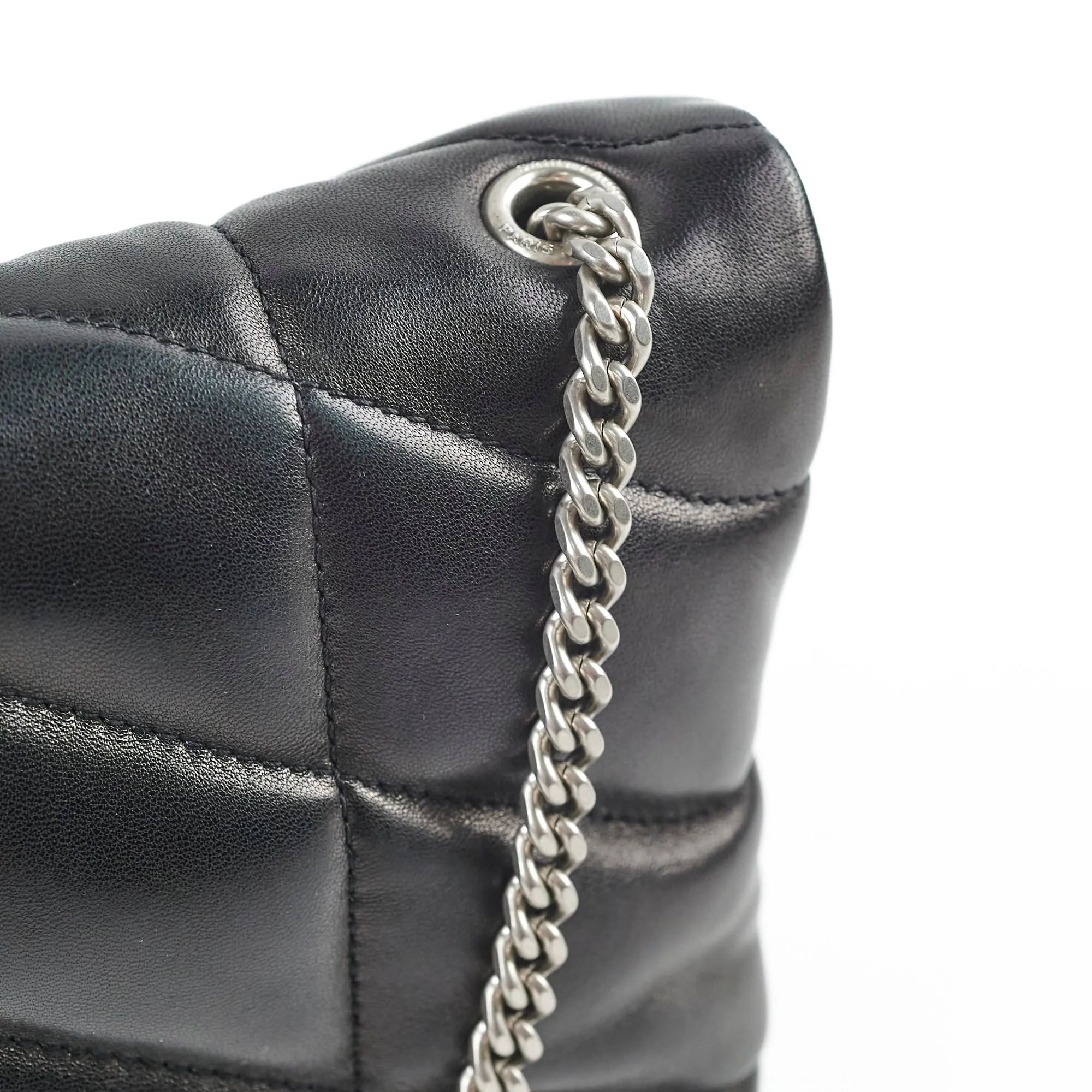 Saint Laurent Toy Puffer Bag Black