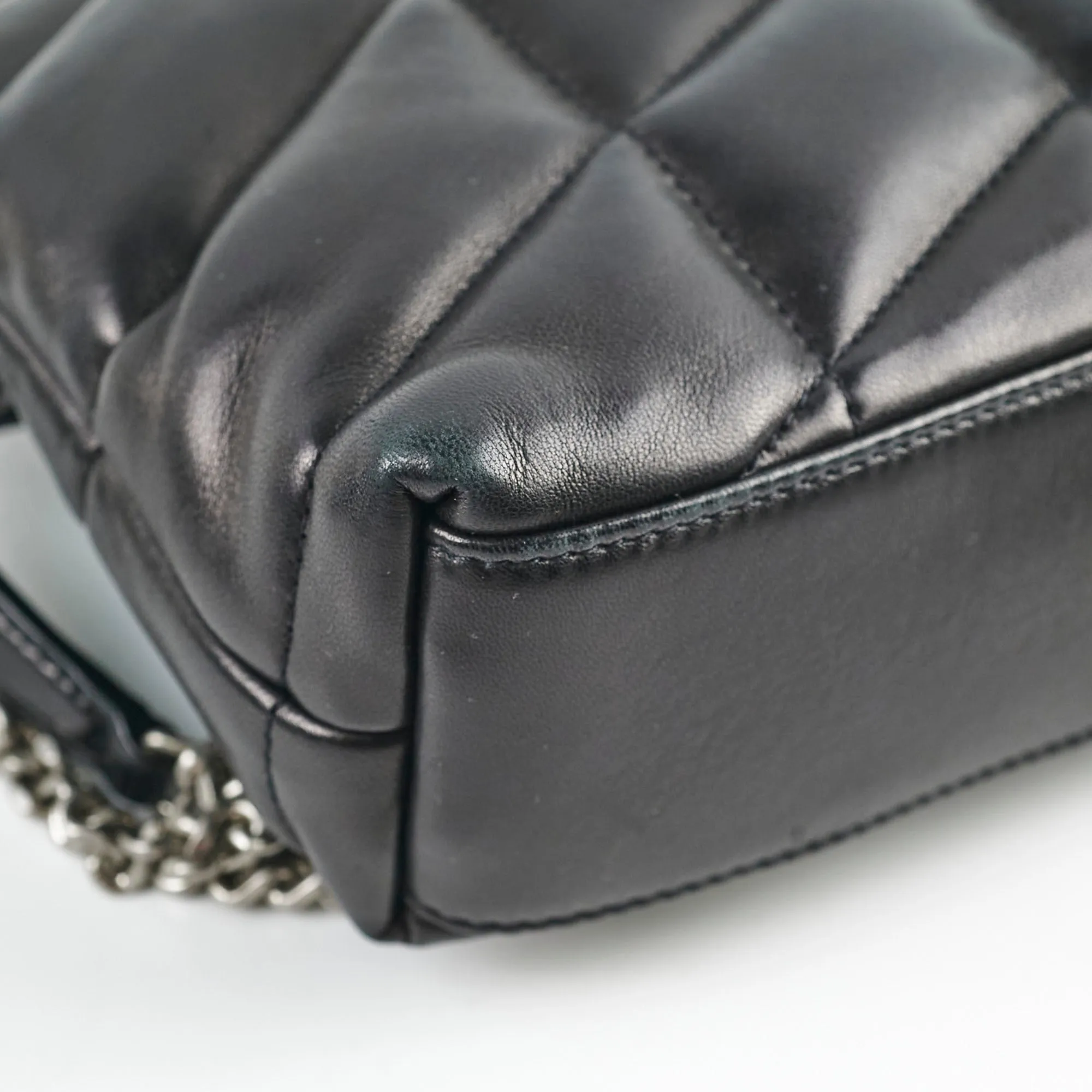 Saint Laurent Toy Puffer Bag Black