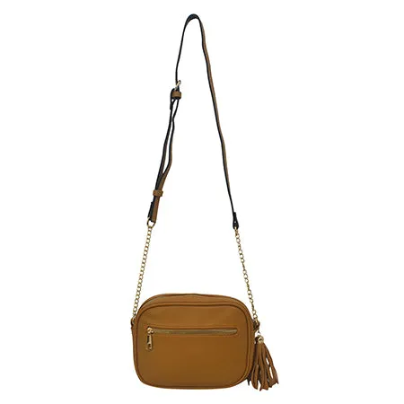 SALE! Mustard Chic Faux Leather NGIL Crossbody Bag