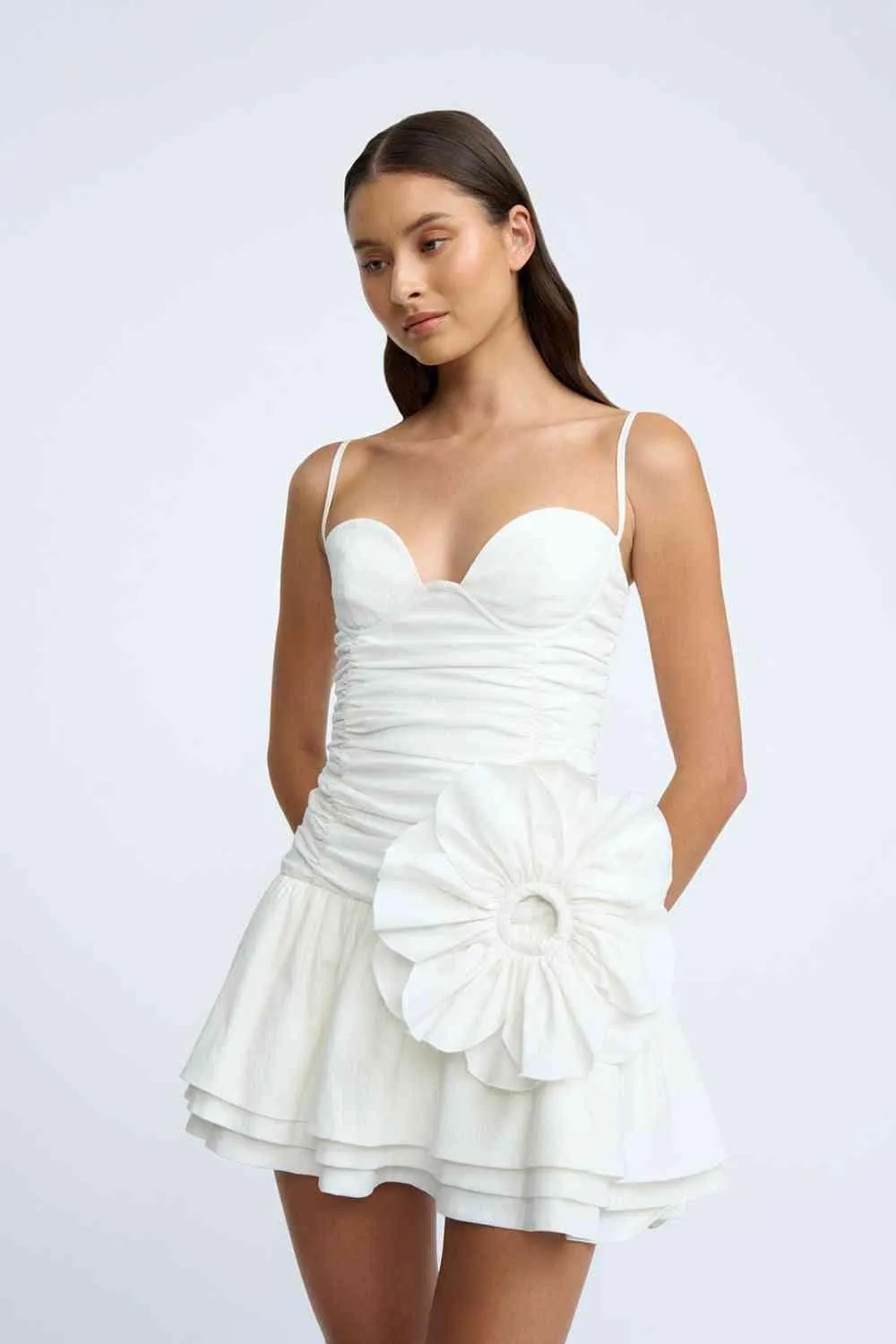Samantha Ruffle Mini Dress