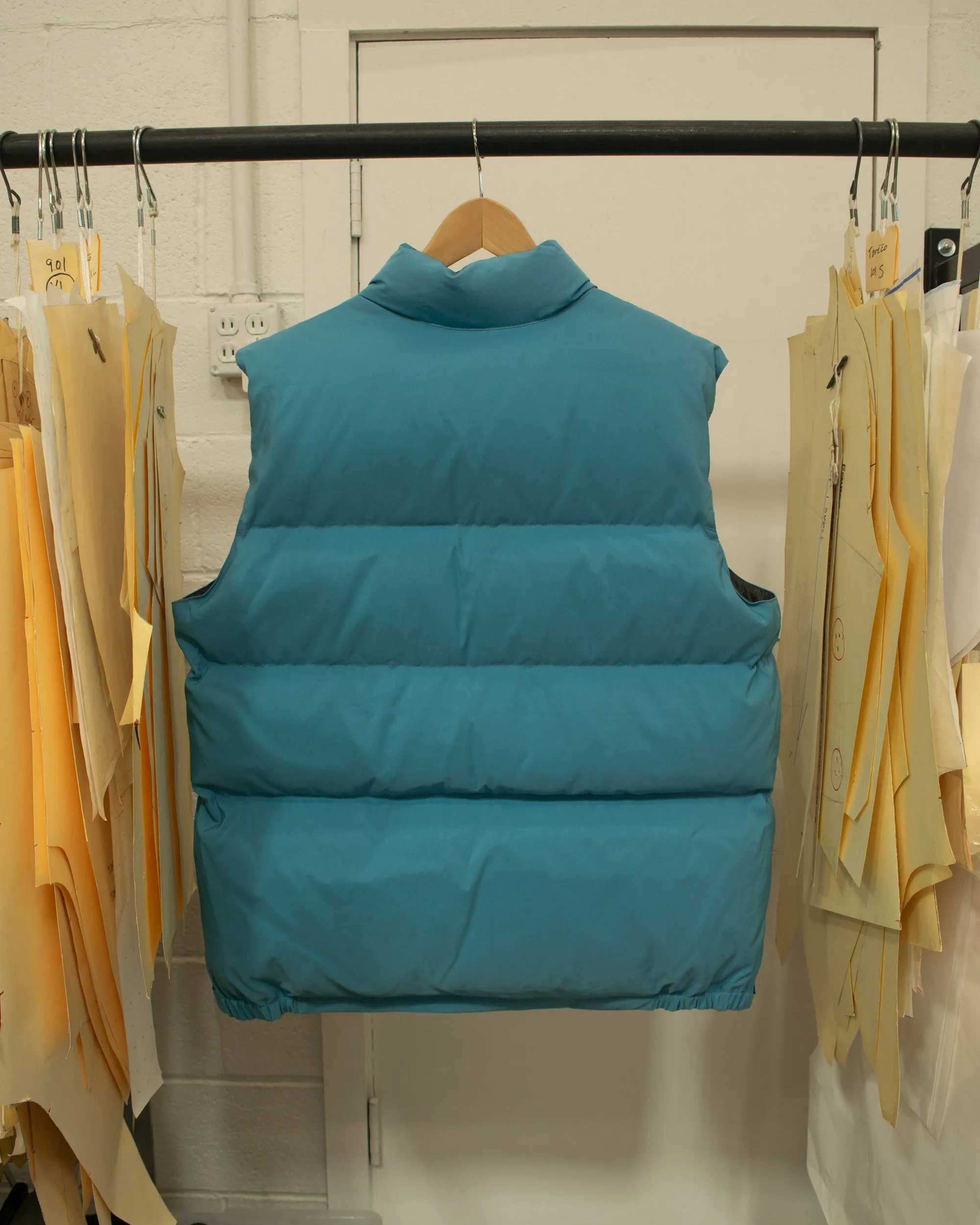 Sample Series | Italian Vest | Turquoise & Grey