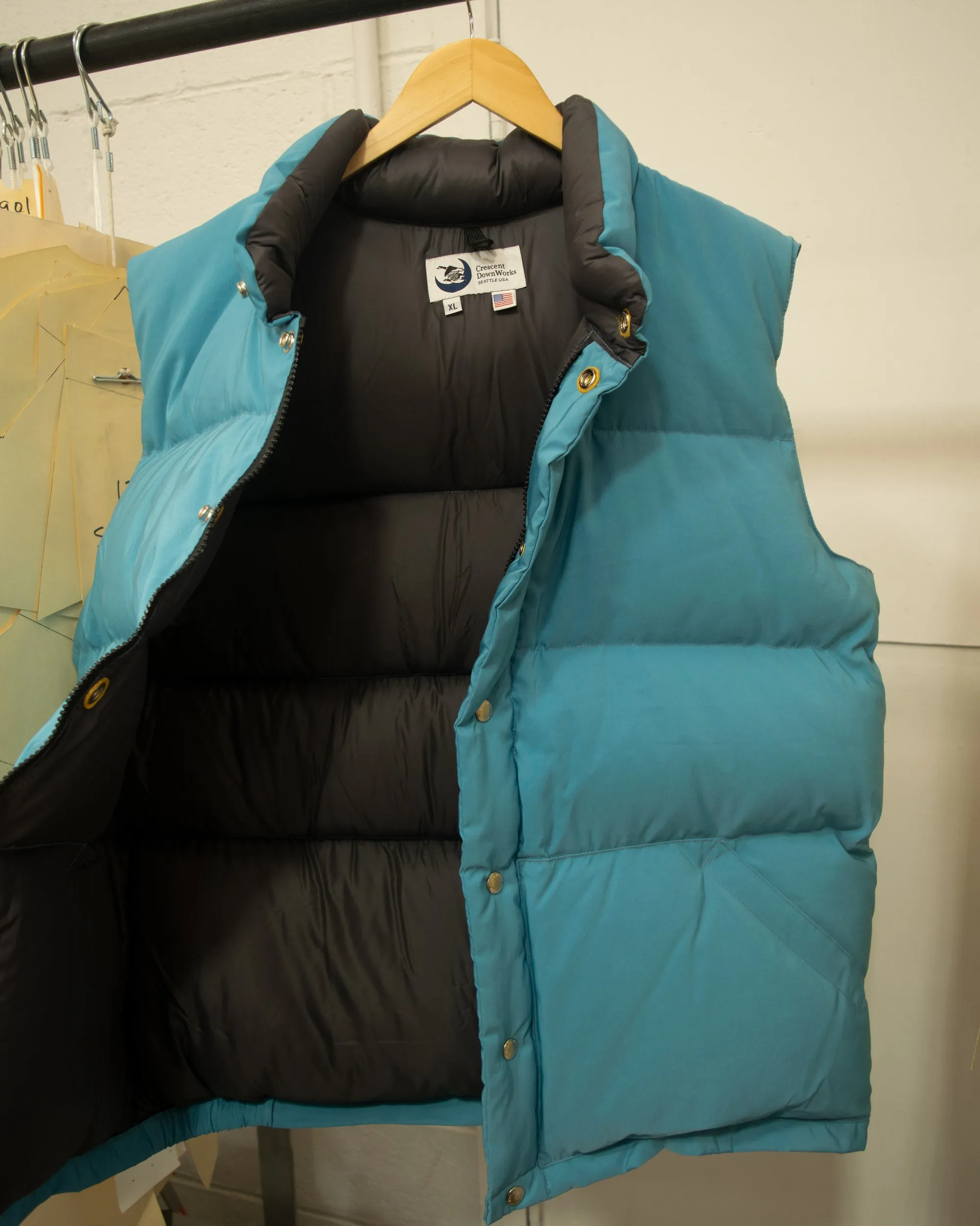 Sample Series | Italian Vest | Turquoise & Grey