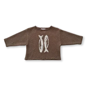 Sardine Knit Pull Over - Mud