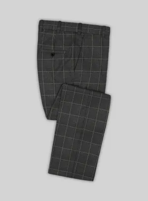Scabal Charcoal Wool Pants