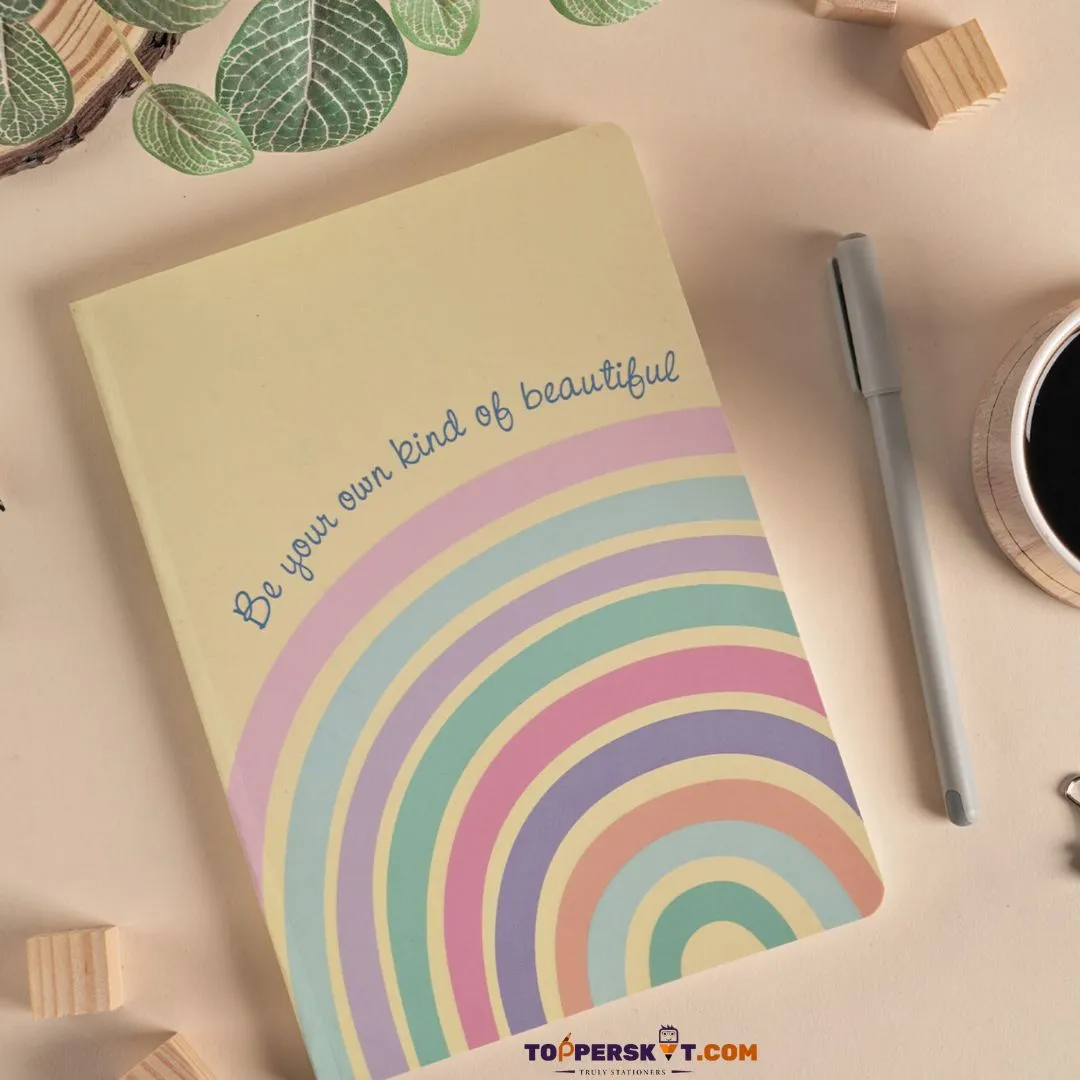 Scholar A6 Be Your Own Kind of Beautiful Diary - Unruled (Pack of 1)