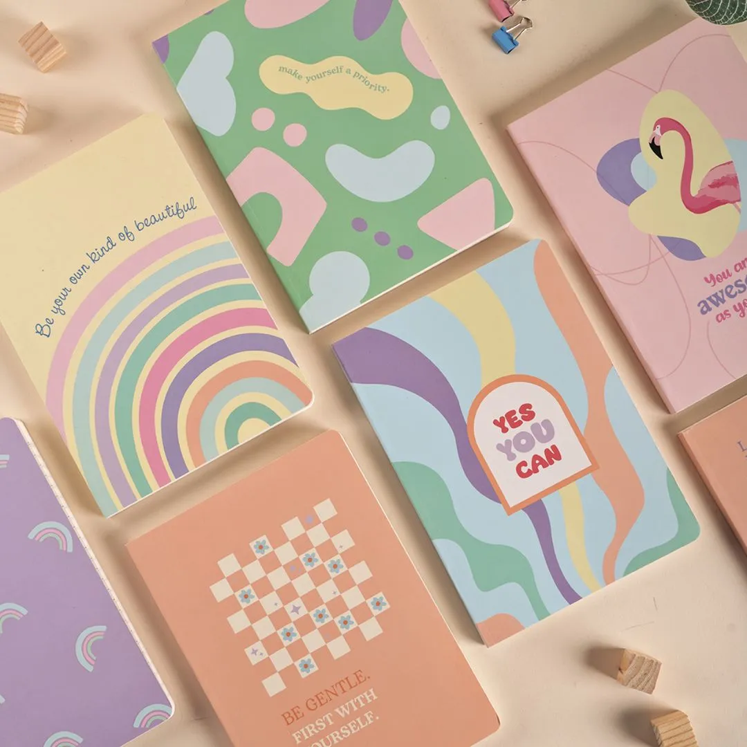Scholar A6 Be Your Own Kind of Beautiful Diary - Unruled (Pack of 1)