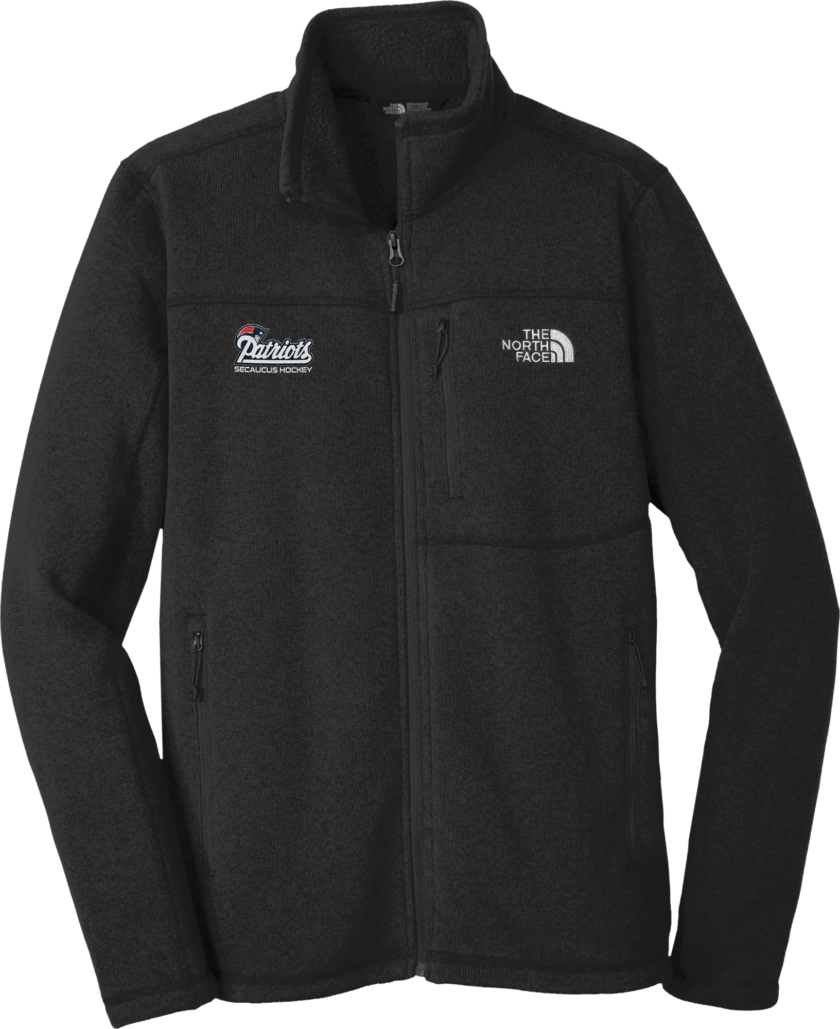 Secaucus Patriots The North Face Sweater Fleece Jacket