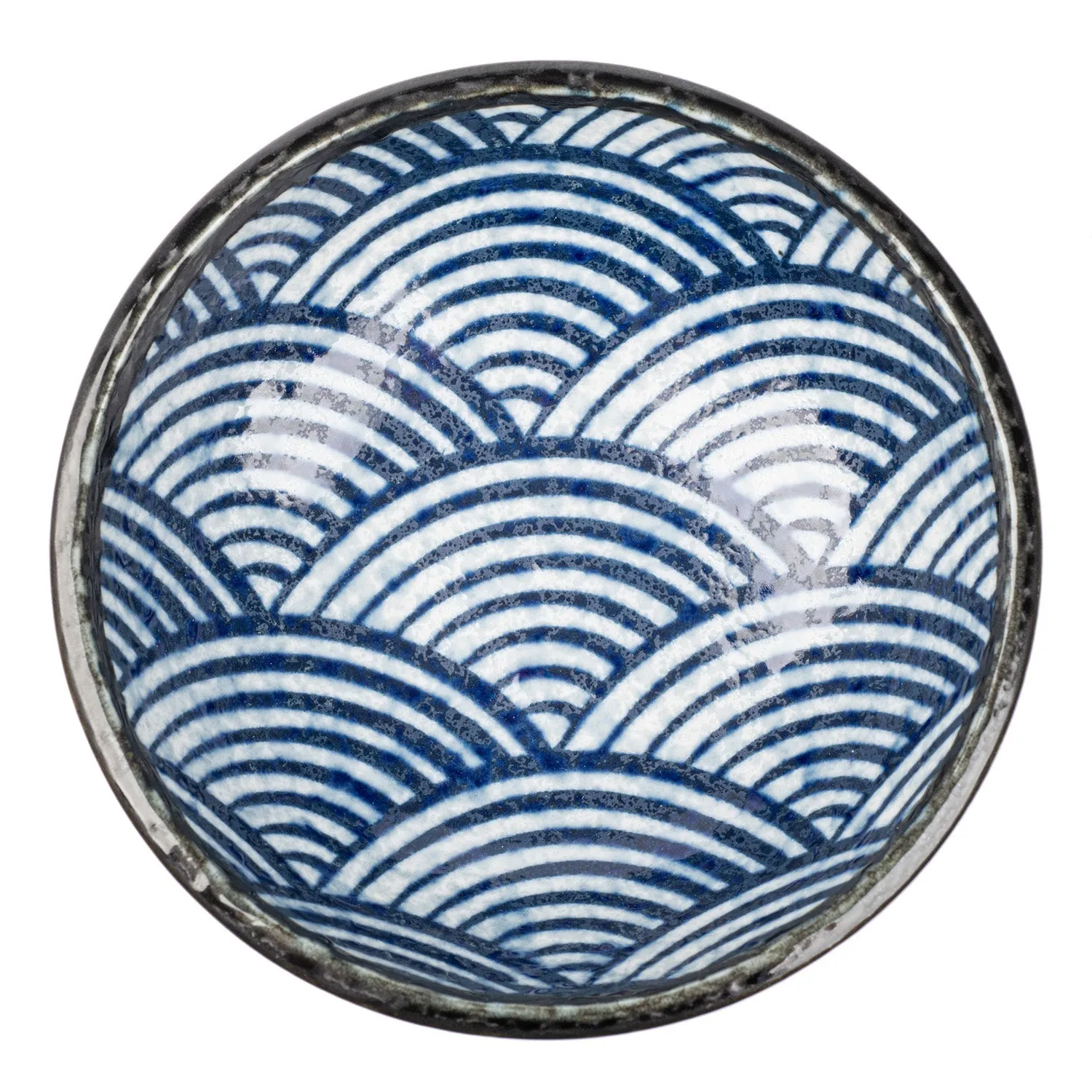 Seikaiha Small Japanese Dipping Bowl