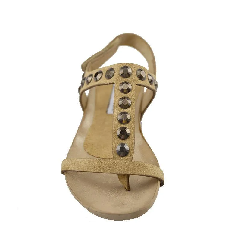 Sergio Romero 11009 Gold Sandal