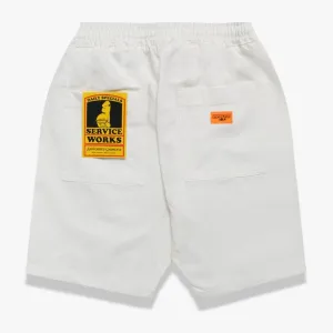 Service Works Chef Shorts - Off-White
