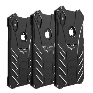 Shockproof Armor Case For iPhone 6 6S 7 8 Plus 5 5C 5S SE Case Hard Metal Back Cover With Stand Case For iPhone X XS Max XR