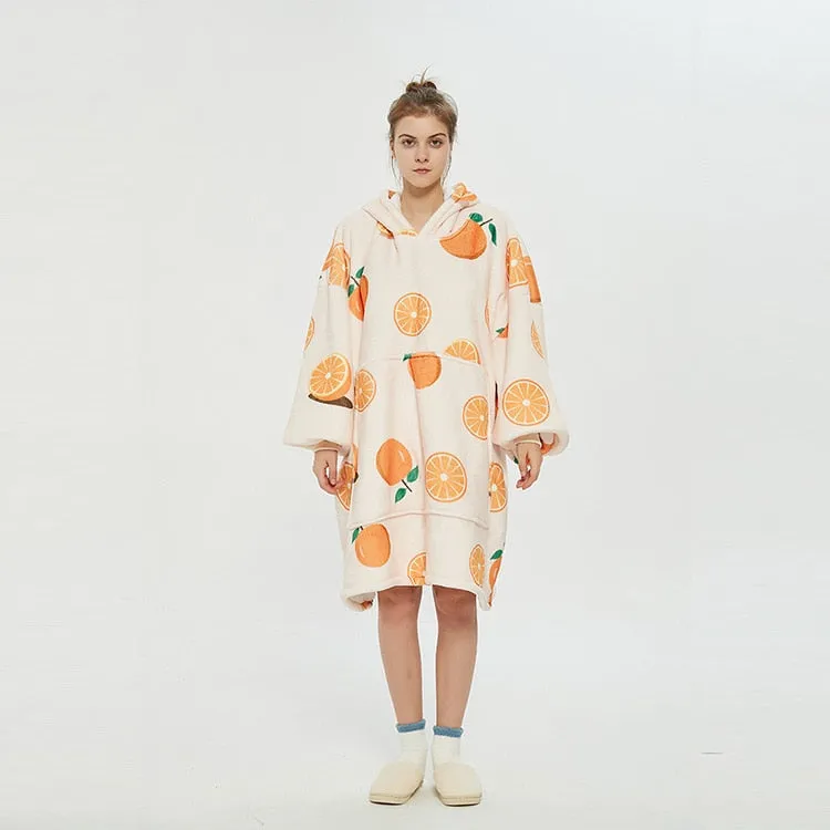Shoppu Kawaii Snuddie Cloak Blanket Hoodie