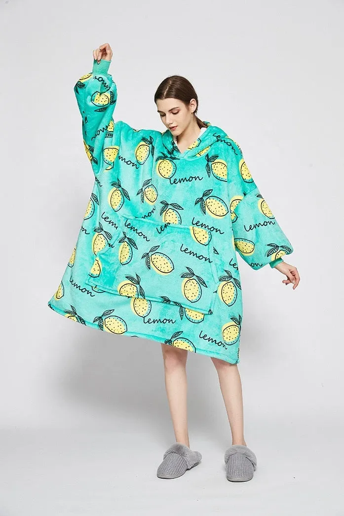 Shoppu Kawaii Snuddie Cloak Blanket Hoodie