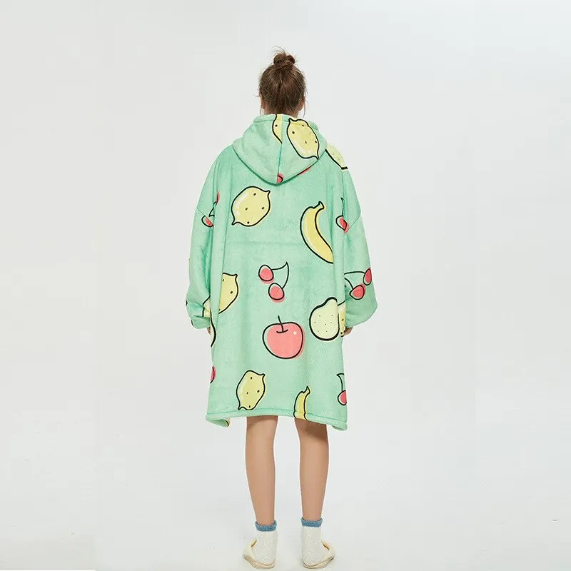 Shoppu Kawaii Snuddie Cloak Blanket Hoodie
