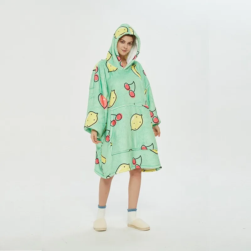 Shoppu Kawaii Snuddie Cloak Blanket Hoodie