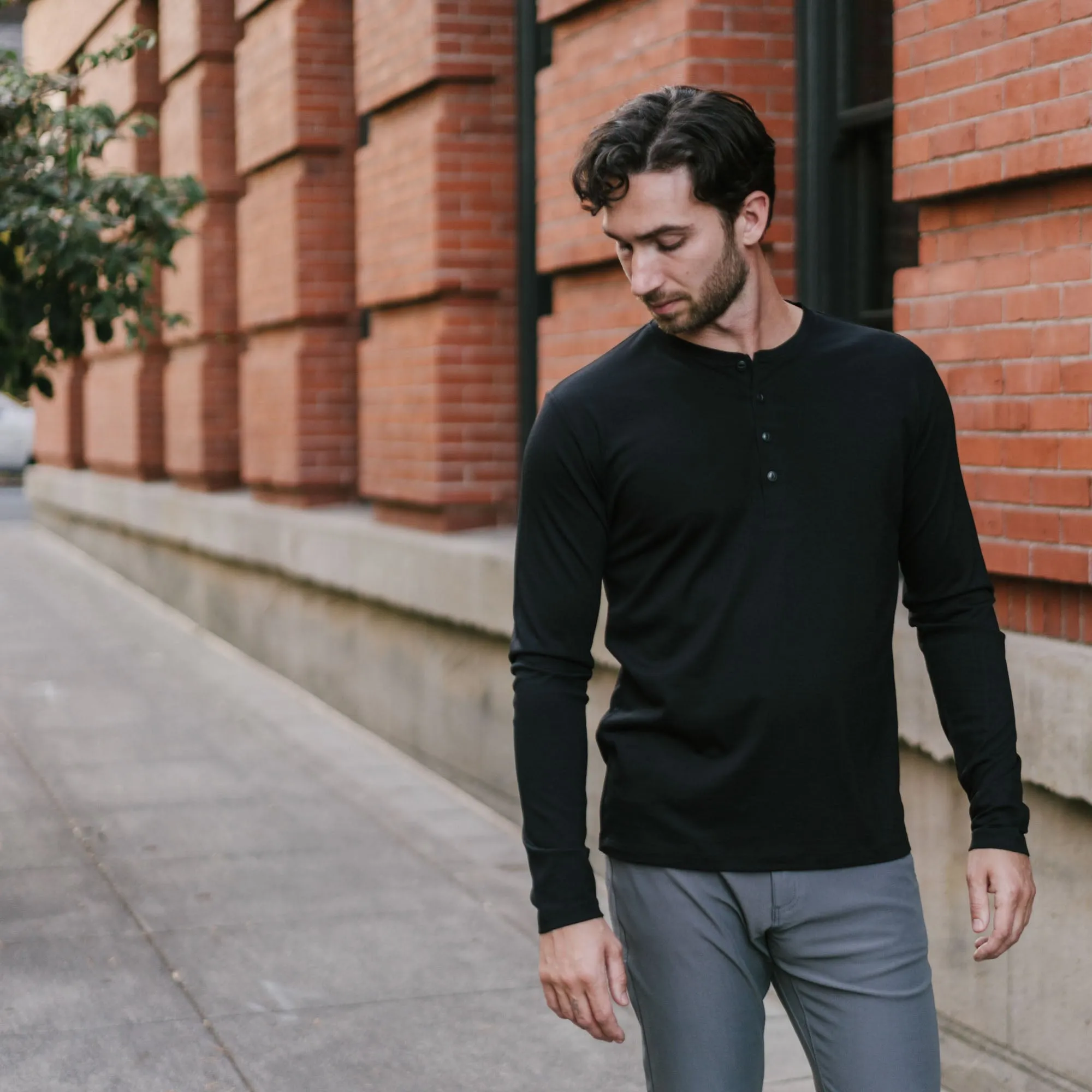 Signature Long Sleeve Henley