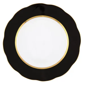 Silk Ribbon Black Service Plate