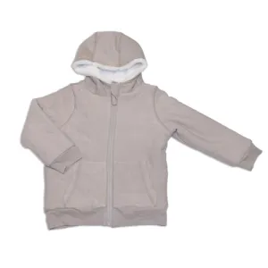 Silkberry Baby Fleece Zip Hoodie with Sherpa Lining