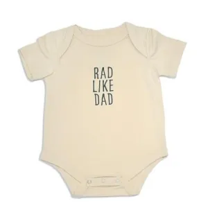 Silkberry Baby Organic Cotton Short Sleeve Bodysuit (Sand Dollar)