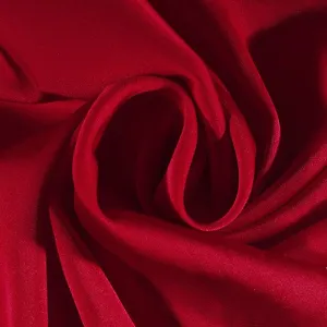 Silky Satin Stretch - Blood Red