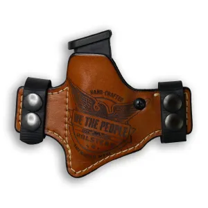 Single Stack Sub Compact 9MM/.40 Independence Leather OWB Magazine Carrier / Holster