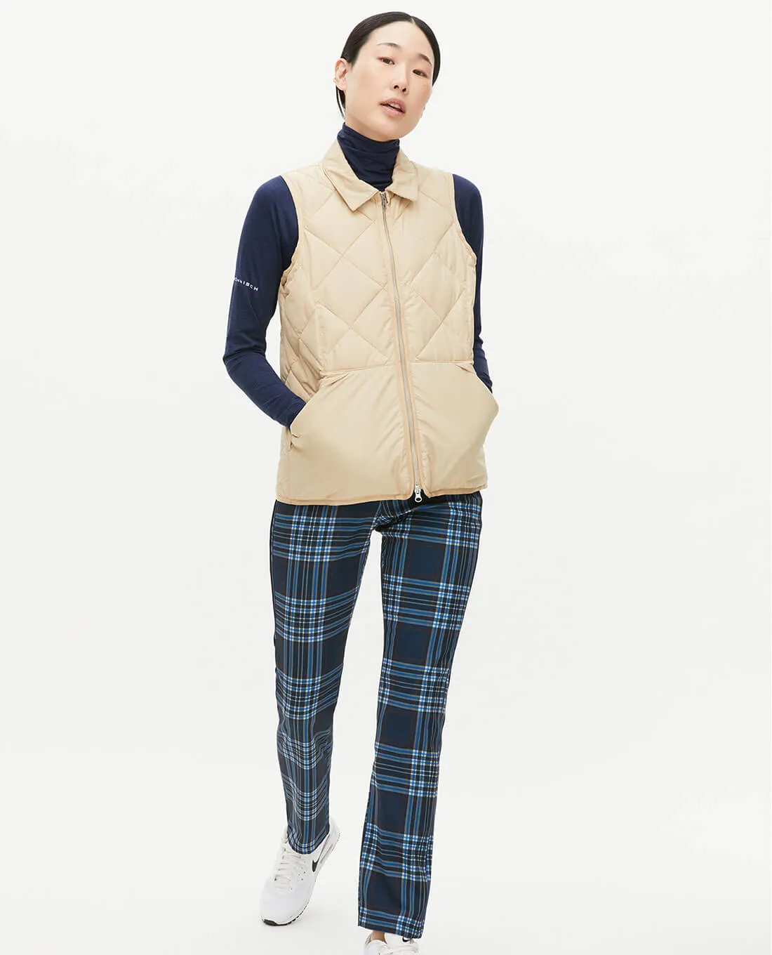 SIZE M - ROHNISCH Evelyn Quilt Vest Safari
