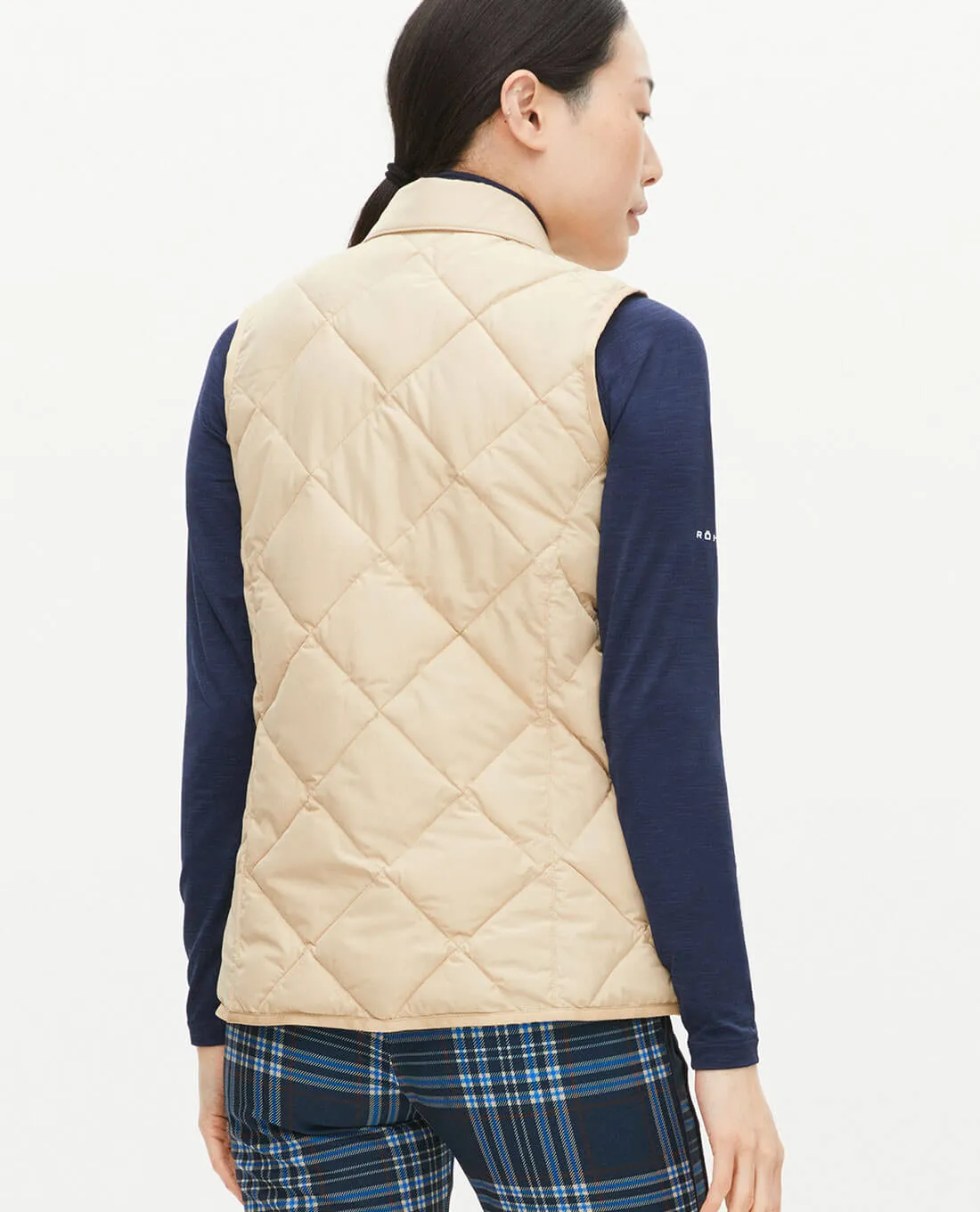SIZE M - ROHNISCH Evelyn Quilt Vest Safari