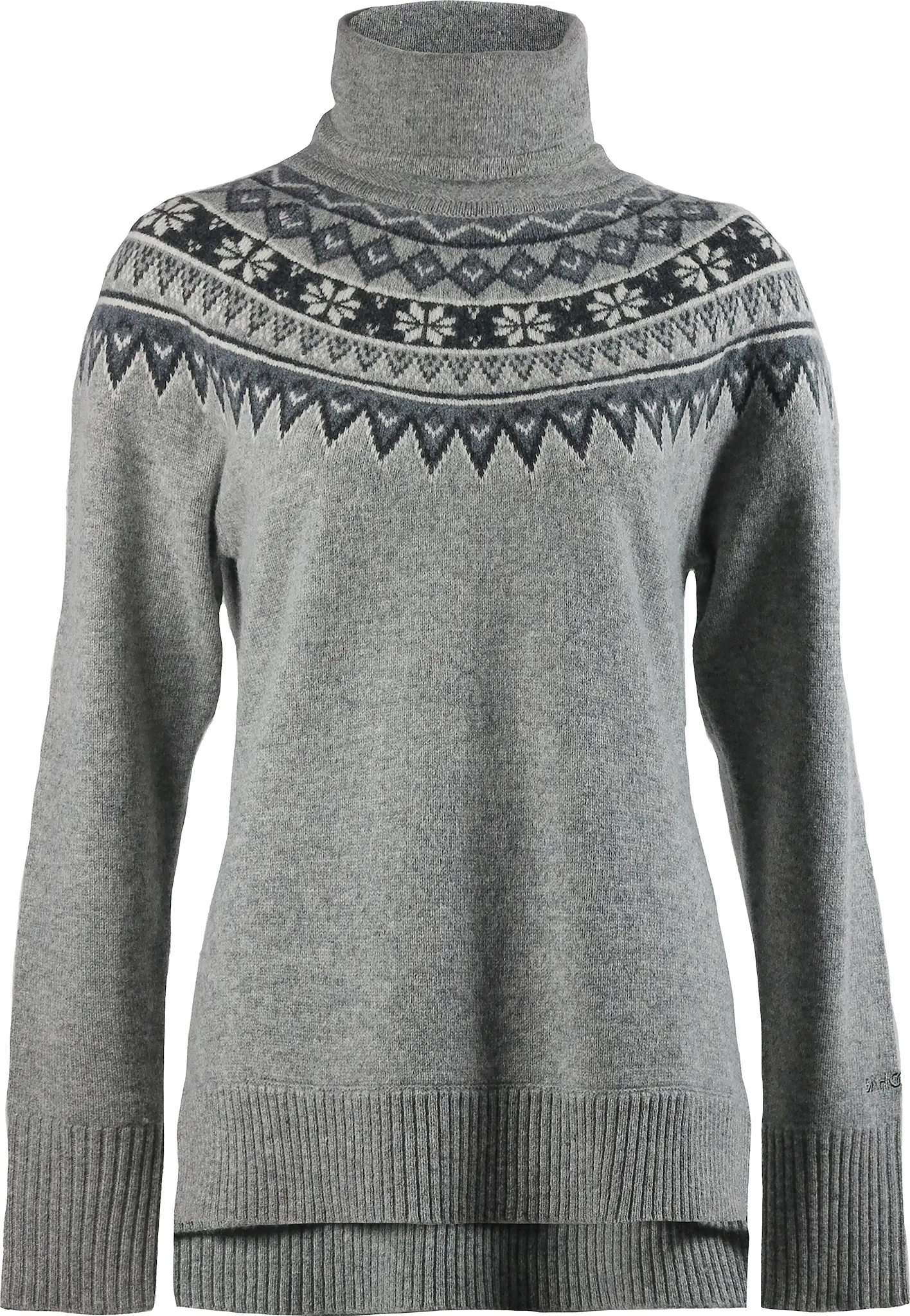Skhoop Women&#x27;s Scandinavian Roll Neck Grey | Buy Skhoop Women&#x27;s Scandinavian Roll Neck Grey here | Outnorth